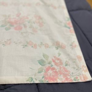 “Blooming Roses” watercolor pillow sham Cottage Core